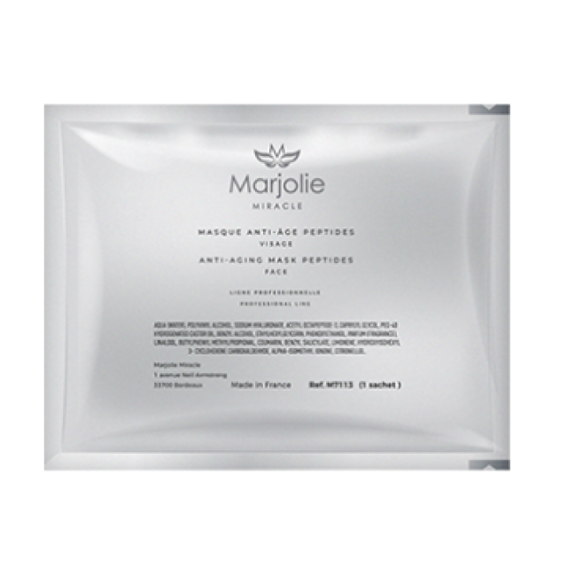 Marjolie Біоцелюлозна маска антивікової дії з пептидами Anti-Aging Mask Peptides Face, 1 саше Дніпро - фото 2