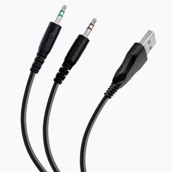 Навушники Havit HV-H660d з мікрофоном AUX чорний/червоний Житомир - изображение 4