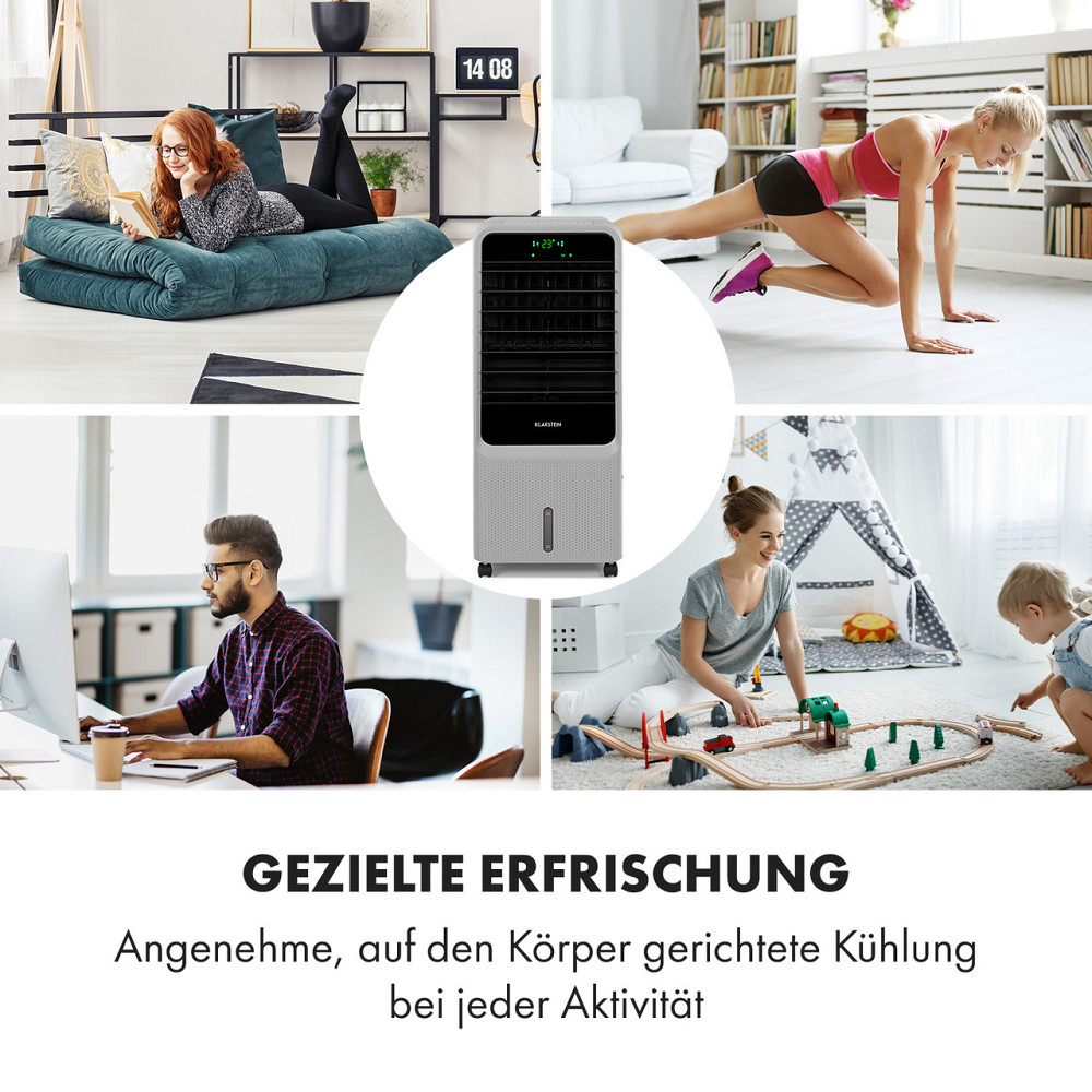 Таунхаус 3-в-1 воздухоохладитель вентиляторный увлажнитель 396 м³/ч | 110 Вт | 7 литров | 4 скорости | 4 Ровно - изображение 3