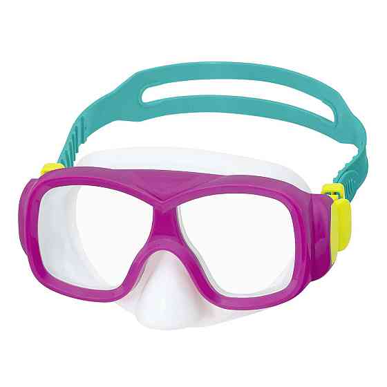 Маска для плавания Bestway 22039 розово-бирюзовая Киев