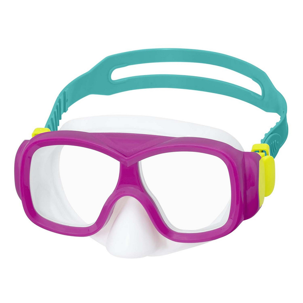 Маска для плавания Bestway 22039 розово-бирюзовая Киев - изображение 5