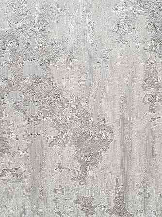 Шпалери вінілові на флізеліні гарячого тиснення DU&KA 1.06х10 вензель основа під штукатурку сірі коричневі Київ