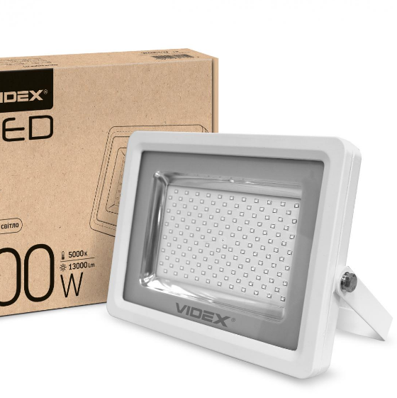 LED Прожектор 100W 5000К 220V білий VL-F1005W Videx Житомир - изображение 1