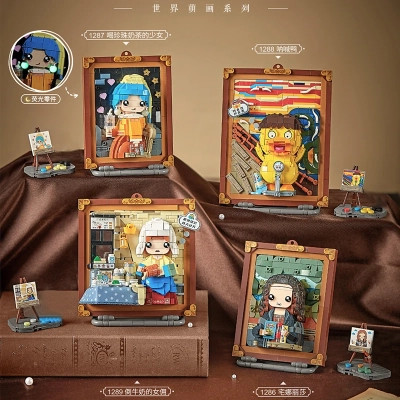 Конструктор LOZ Объемная картина Крик Мунка (1288) Винница - изображение 2