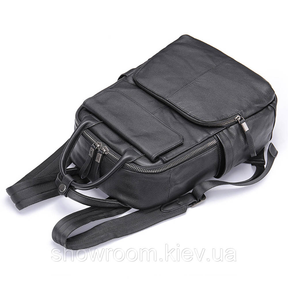 Шкіряний чоловічий рюкзак з відділенням для ноутбука Leather Collection (816) Київ - фото 8