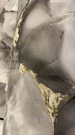 Обои метровые виниловые на флизелине A.S.Creation Elite of Shades1.06x10 под мрамор серый золото 78657-2 Киев