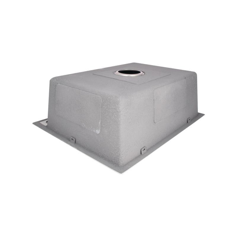 Кухонна мийка з нержавіючої сталі Lidz H60*50G 3.0/0.8 мм Brush Grey (LDH6050GPVD3008) Київ - фото 4