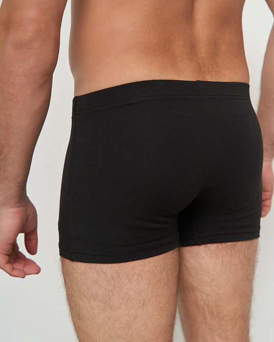 Боксеры мужские однотонные Ozkan 12024 Черный, M, L, XL, XXL Киев - изображение 2