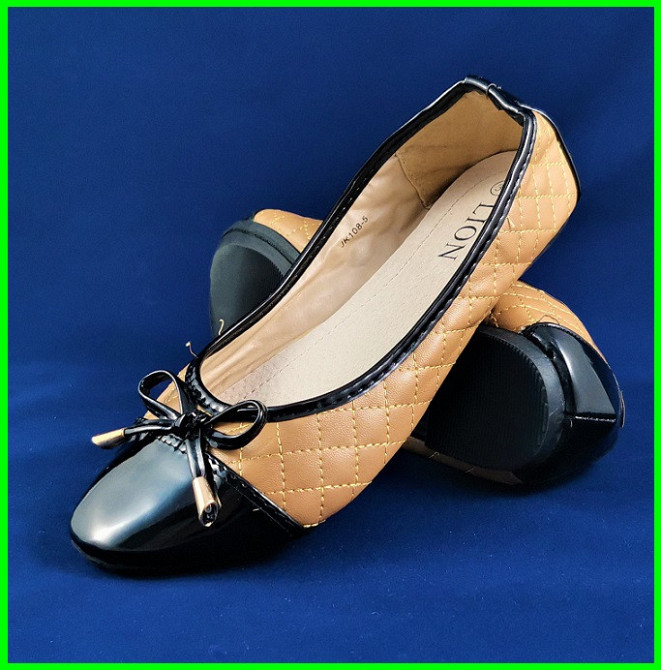 . Жіночі Балетки Бежеві Мокасини Туфлі (розміри: 36,37,38,39,40) — 08-5 Дніпро - фото 7