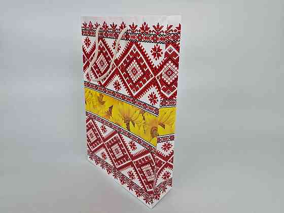 Большой бумажный пакет вертикальный  25/37/8(артBV-193) (12 шт) Харьков