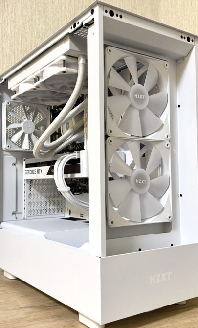 Крутий білий ігровий ПК NZXT Київ - фото 1