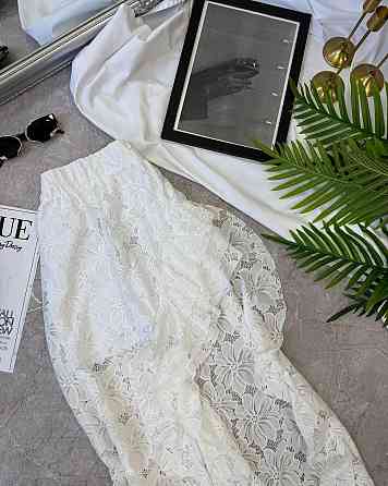 Жіноча трендова мереживна спідниця з шортами гіпюр(мереживо) Одеса