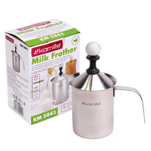 Спінювач молока 400мл 5841 KAMILLE Житомир - фото 3