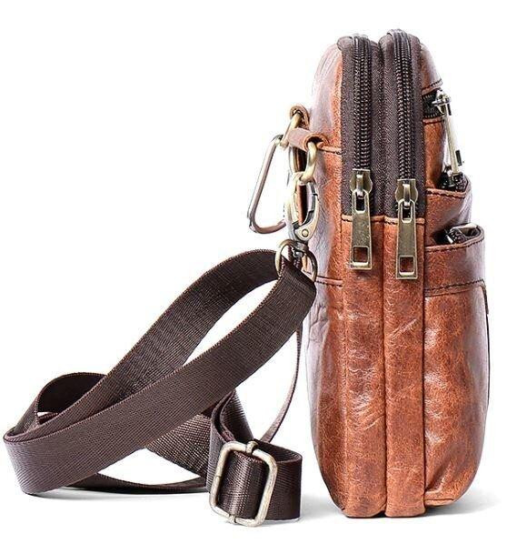 Сумка мужская Vintage 14724 Коричневая Киев - изображение 9