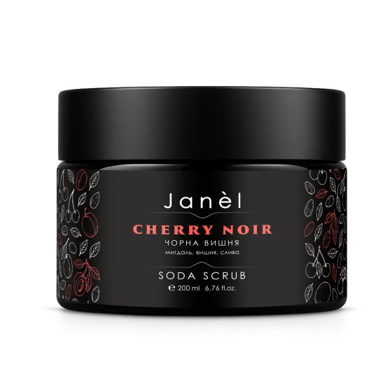 Содовый скраб Черная вишня Cherry Noir Janel 200 мл Киев