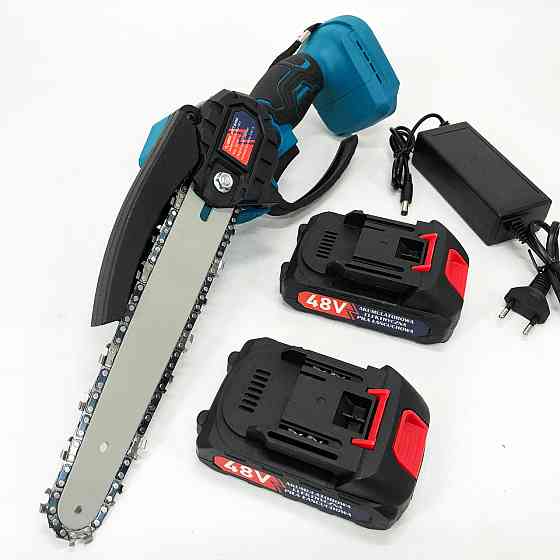 Міні-пила з акумуляторним живленням Domotec 8"(20см) 48 В, Ланцюгова пила для PS-361 легкої роботи Київ