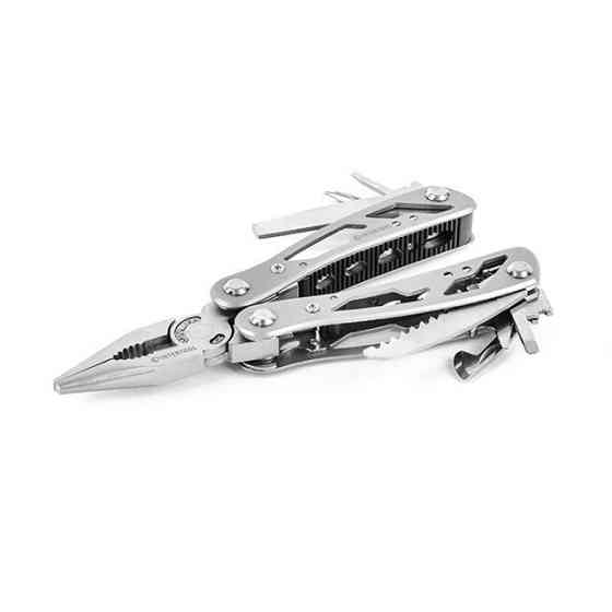 Мультитул INTERTOOL HT-0540 165 мм, 12 в 1, чохол - твій кишеньковий набір інструментів Львів