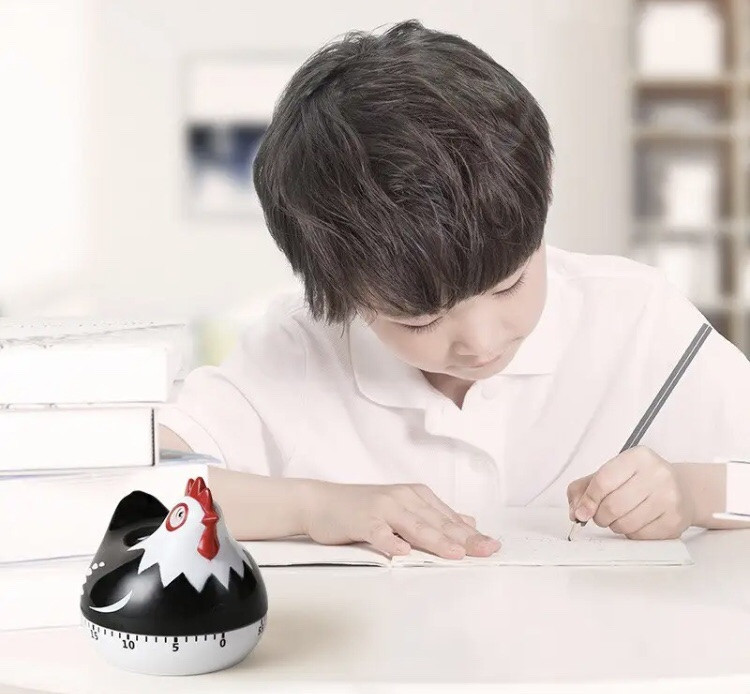 Таймер механічний для кухні, зворотній відлік, "Курочка жовта", кухонний таймер настільний, жовтий Київ - фото 6