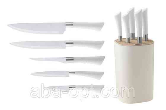 Набір ножів з підставкою 6 предметів Вайт (шт) Одеса