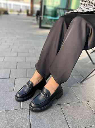 PLPS Лоферы женские PLPS черные натуральная кожа 36-41 (R035-1) Коломия