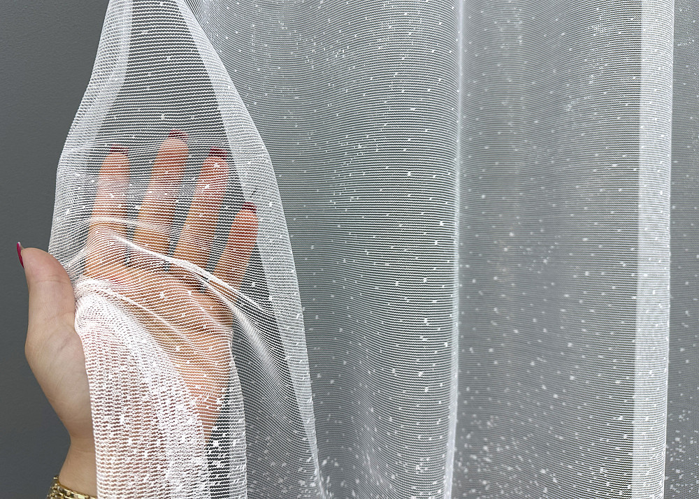 Тюль жакард "Преміум" колір білий 1782т Київ - фото 3