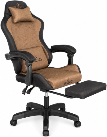 Кресло геймерское DIEGO Fabric X Brown Киев