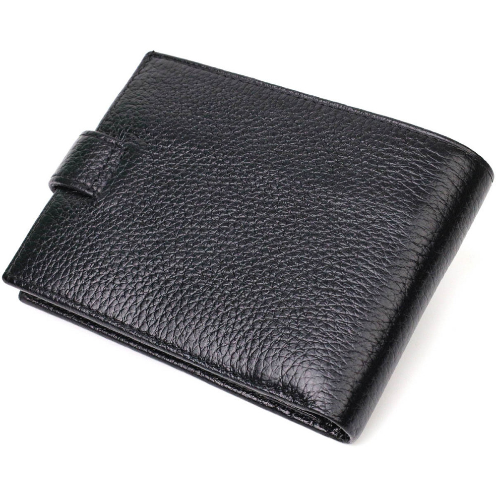 Мужской горизонтальный кошелек из натуральной кожи Tony Bellucci 22042 Черный Киев - изображение 2