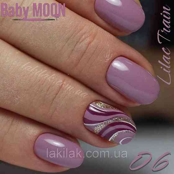 Гель-лак BABY MOON Lilac Train №06 рожевий вінтажний, 6 мл Херсон