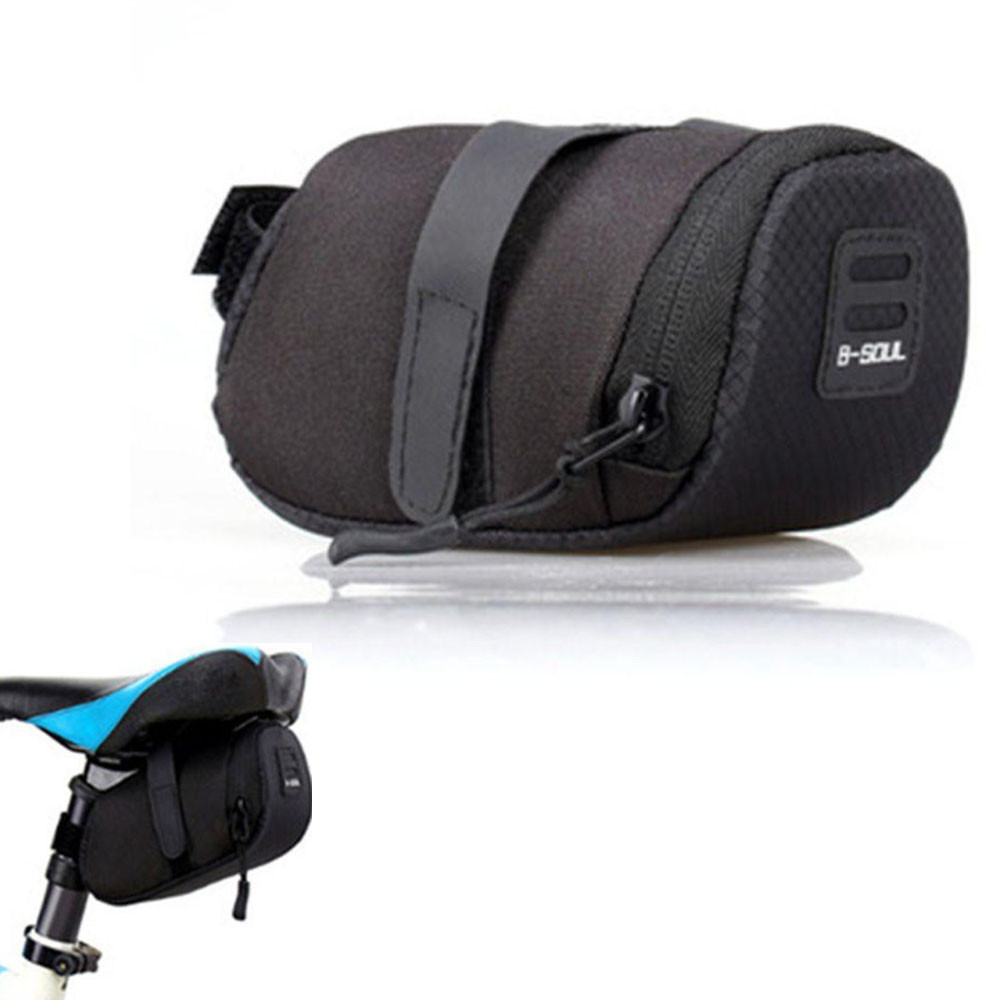 Сумка подседельная водонепроницаемая нейлоновая Feel Fit, черная Бровары - изображение 1