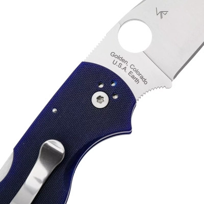 Нож Spyderco Native 5 CPM SPY27 G-10 Cobalt Blue (C41GPCBL5) Винница - изображение 6