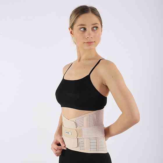 Бандаж попереково-крижовий, 6 ребер жорсткості, висота 26 см, пояс для спини CAS260K-S Розмір XL Кам'янець-Подільський