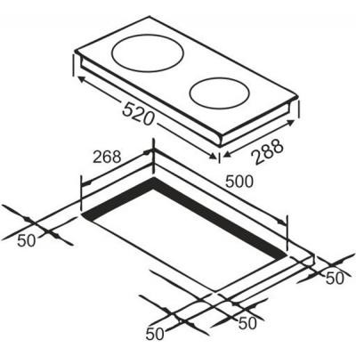 Варочна поверхня Interline VHK 435 SPT BA Вінниця - фото 3