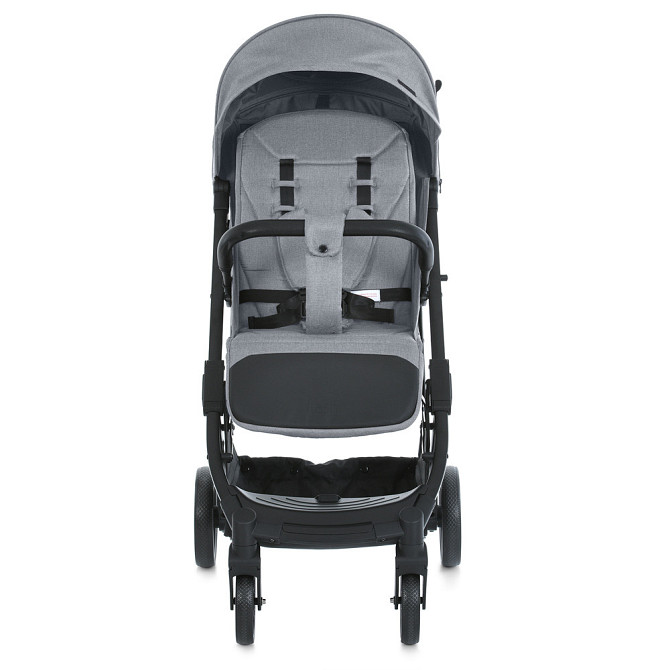Коляска дитяча FLASH Silver Gray прогулянкова з чохлом на ніжки Сіра (M 5727-1) Чернігів - фото 5