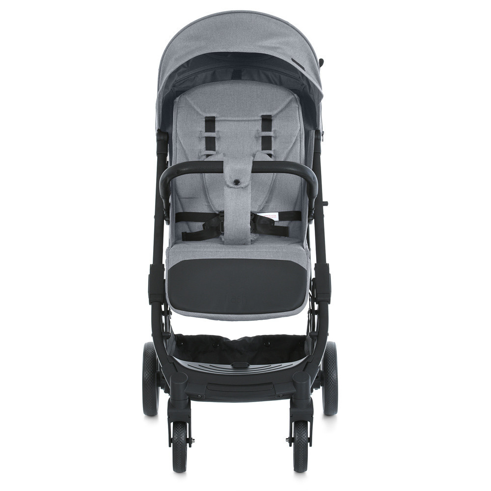 Коляска дитяча FLASH Silver Gray прогулянкова з чохлом на ніжки Сіра (M 5727-1) Чернигов - изображение 5