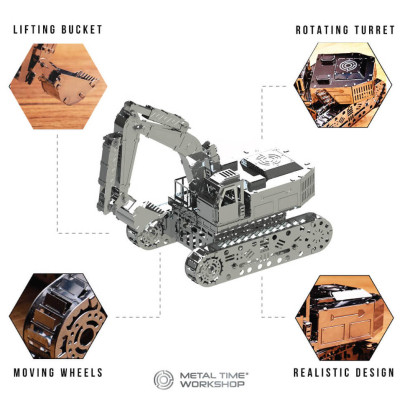 Конструктор Metal Time коллекционная модель Tireless Digger (MT043) Винница - изображение 3