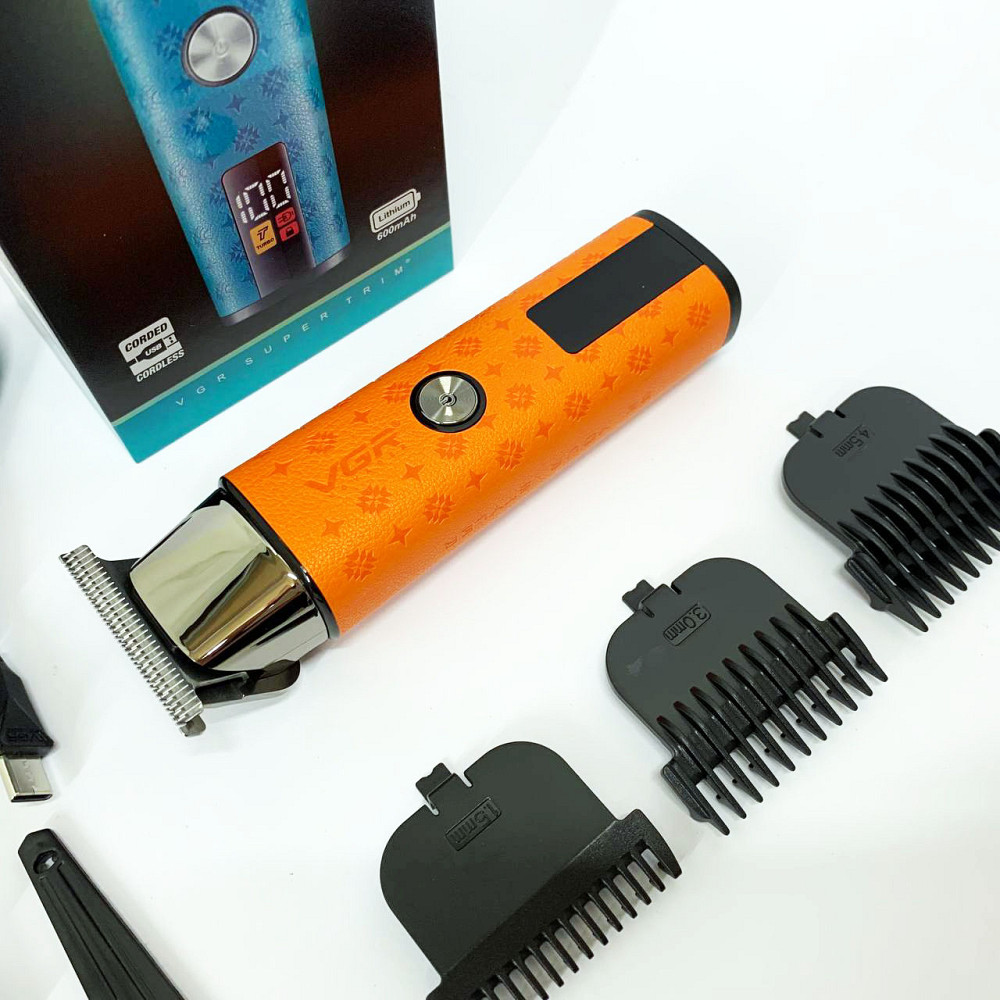 Машинка-тример для стрижки беспроводная VGR V-943, Електромашинка для стрижки, Подстригательная машинка WY-49 Львов - изображение 6