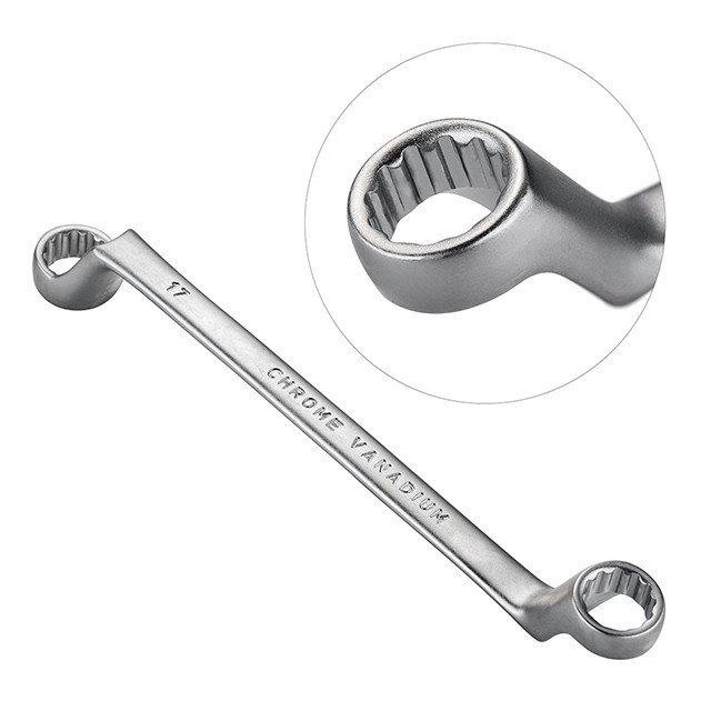 Набор ключей накидных, 6 шт, 6-17 мм, Cr-V INTERTOOL HT-1101 Киев - изображение 4