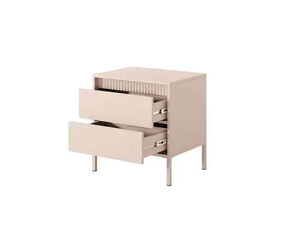 Тумба прикроватная Perfect Home Сенсо / Senso 2S/53 с 2 ящиками Беж (PFH-092035) Днепр