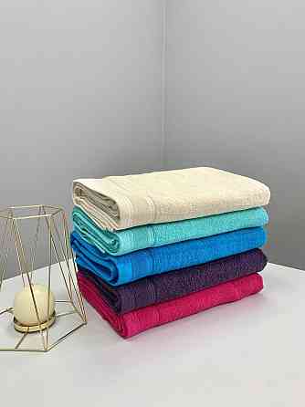 Полотенце махровое с Ideal Textile бордюром однотонное плотность 360 г/м2 100х150 см (56860720) Черновцы