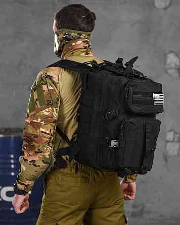 Рюкзак тактический 45л 800D Silver Knight USA black ВТ6387 Киев