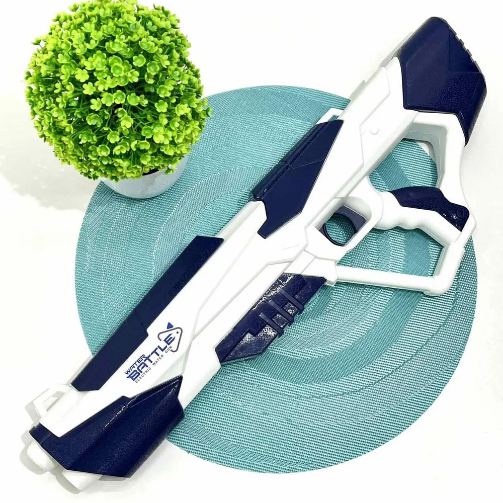 Автомат водний на акумуляторі вбудована ємність для води Біло-синій (CY 005) Чернігів - фото 1