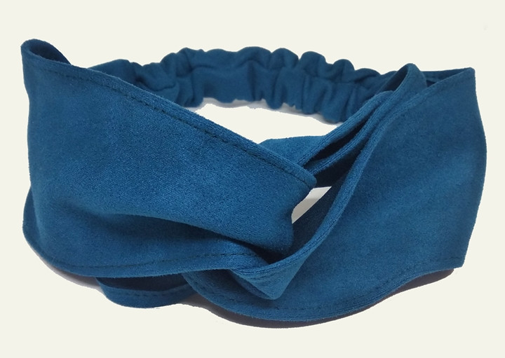 Пов'язка на голову жіноча синя Київ - фото 1