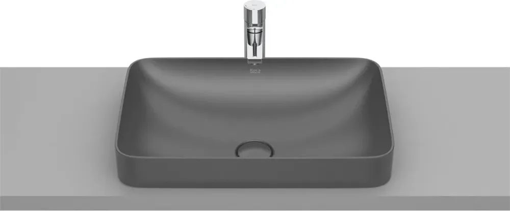 Раковина  Roca Inspira 55X37Cm Square Fineceramic Onyks (A327534640) Київ - фото 1