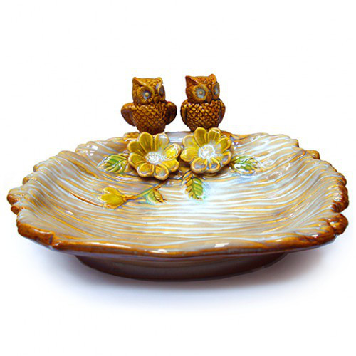Цукерниця декоративна з кераміки Сови Київ - фото 1