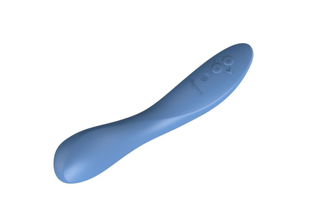 Смарт-вибратор We-Vibe Rave 2 Twisted Pleasure Blue, для точки G и входа во влагалище, 2 мотора Sex Aura Киев - изображение 2