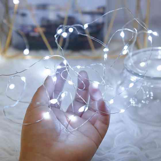 Гирлянда роса от USB,10м,Белый SBR Киев