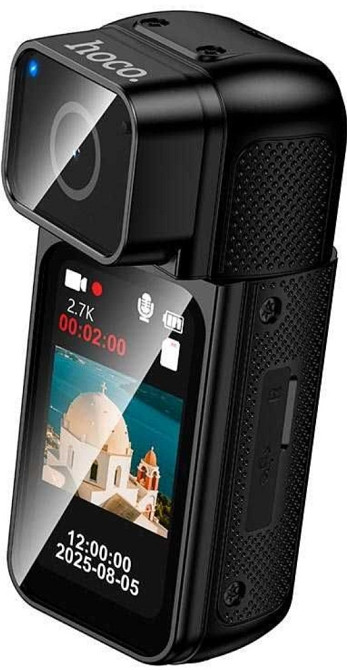 Екшн камера компактне магнітне кріплення HOCO DV105 1080p/30fps WiFi. Харків - фото 5