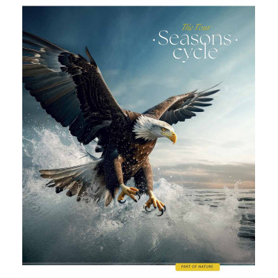 Зошит Школярик Four seasons 60 аркушів клітинка (060-3403K) Вінниця - фото 5