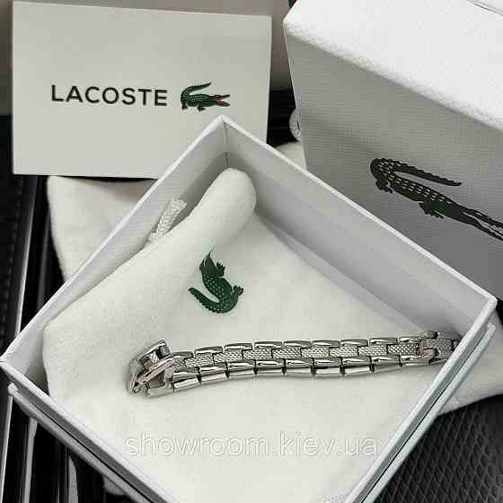 Чоловічий брендовий браслет на руку Lacoste, Лакоста (40194) Київ