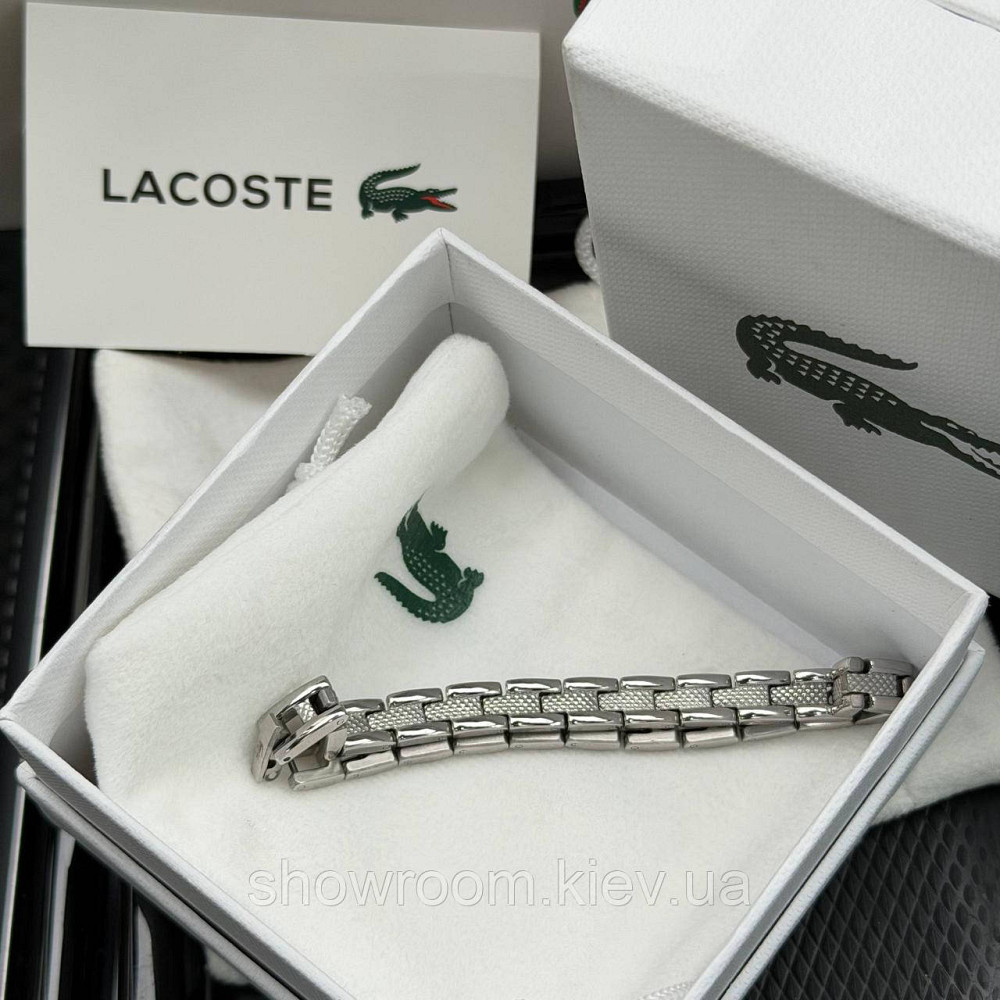 Чоловічий брендовий браслет на руку Lacoste, Лакоста (40194) Київ - фото 1